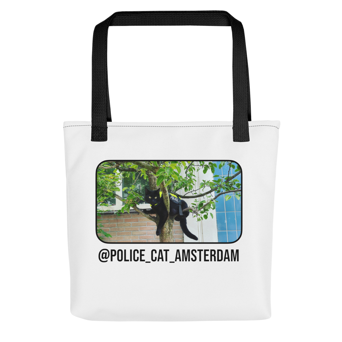 🐾 Nimis Tote Bag – Police Cat Amsterdam