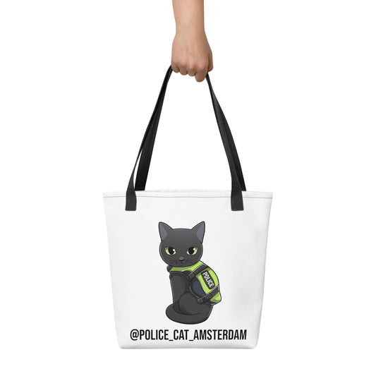🐾 Nimis Tote Bag – Police Cat Amsterdam