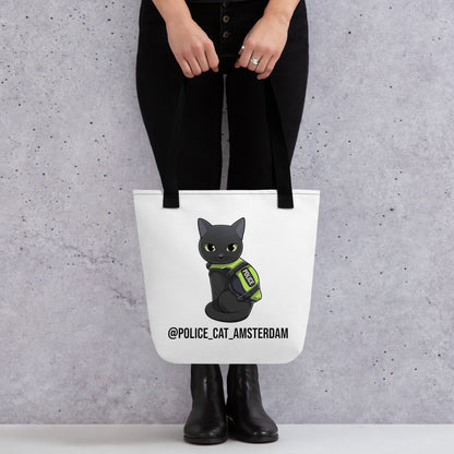 🐾 Nimis Tote Bag – Police Cat Amsterdam