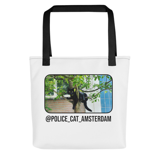 🐾 Nimis Tote Bag – Police Cat Amsterdam